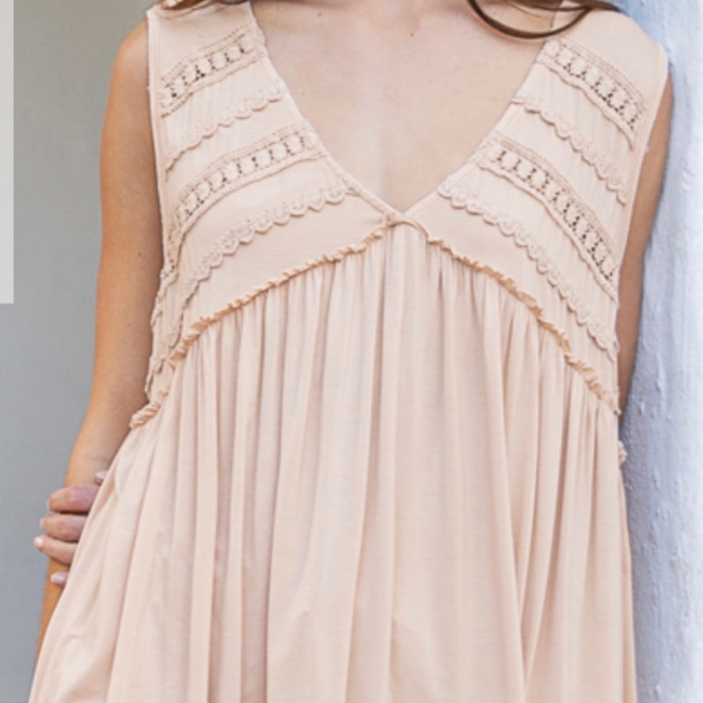POL Pink Babydoll Top